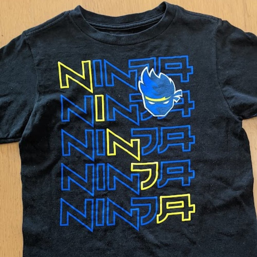 Ninja Kids T-Shirt, Size M, Boys